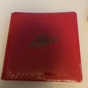 SEALED 1997 Creative Memories Limited Edition HOLIDAY PINECONE ALBUM in RED